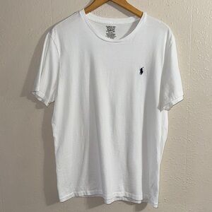 Polo by Ralph Lauren White Short Sleeve Tee with Iconic Logo